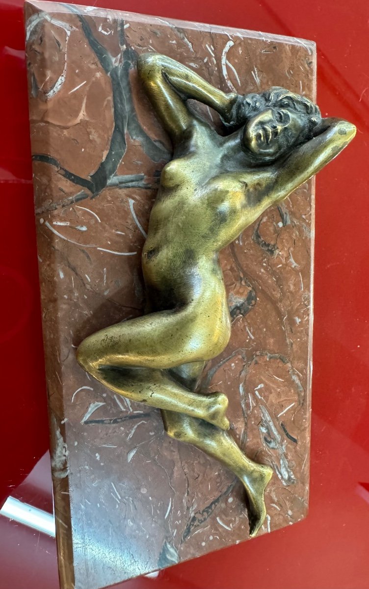 Femme nue allongée Bronze d’après Alfredo Neri-photo-5