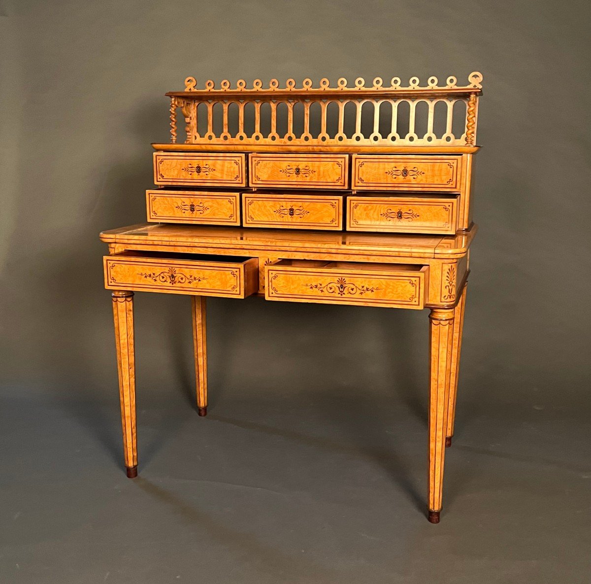 Tiered Desk, Happiness Of The Day, Charles X Period In Ash-photo-3