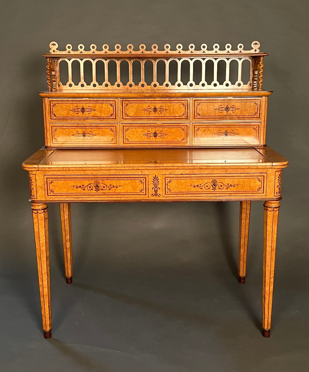 Tiered Desk, Happiness Of The Day, Charles X Period In Ash-photo-4