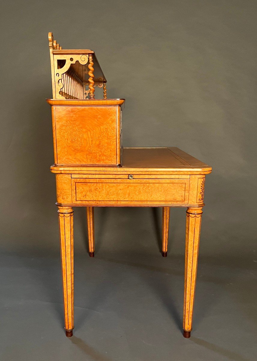 Tiered Desk, Happiness Of The Day, Charles X Period In Ash-photo-3