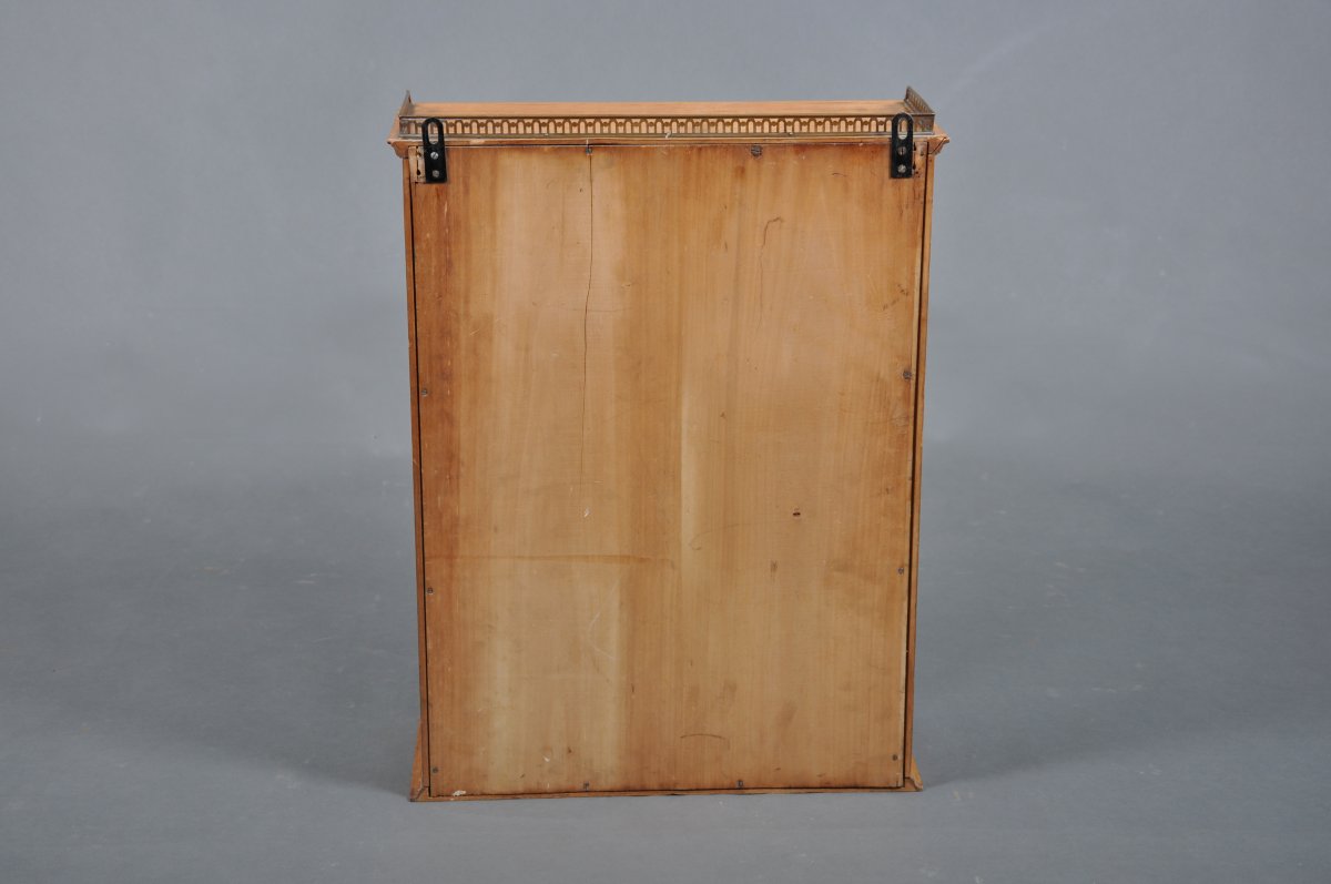 Charles X Period Wall Cabinet In Maple.-photo-4