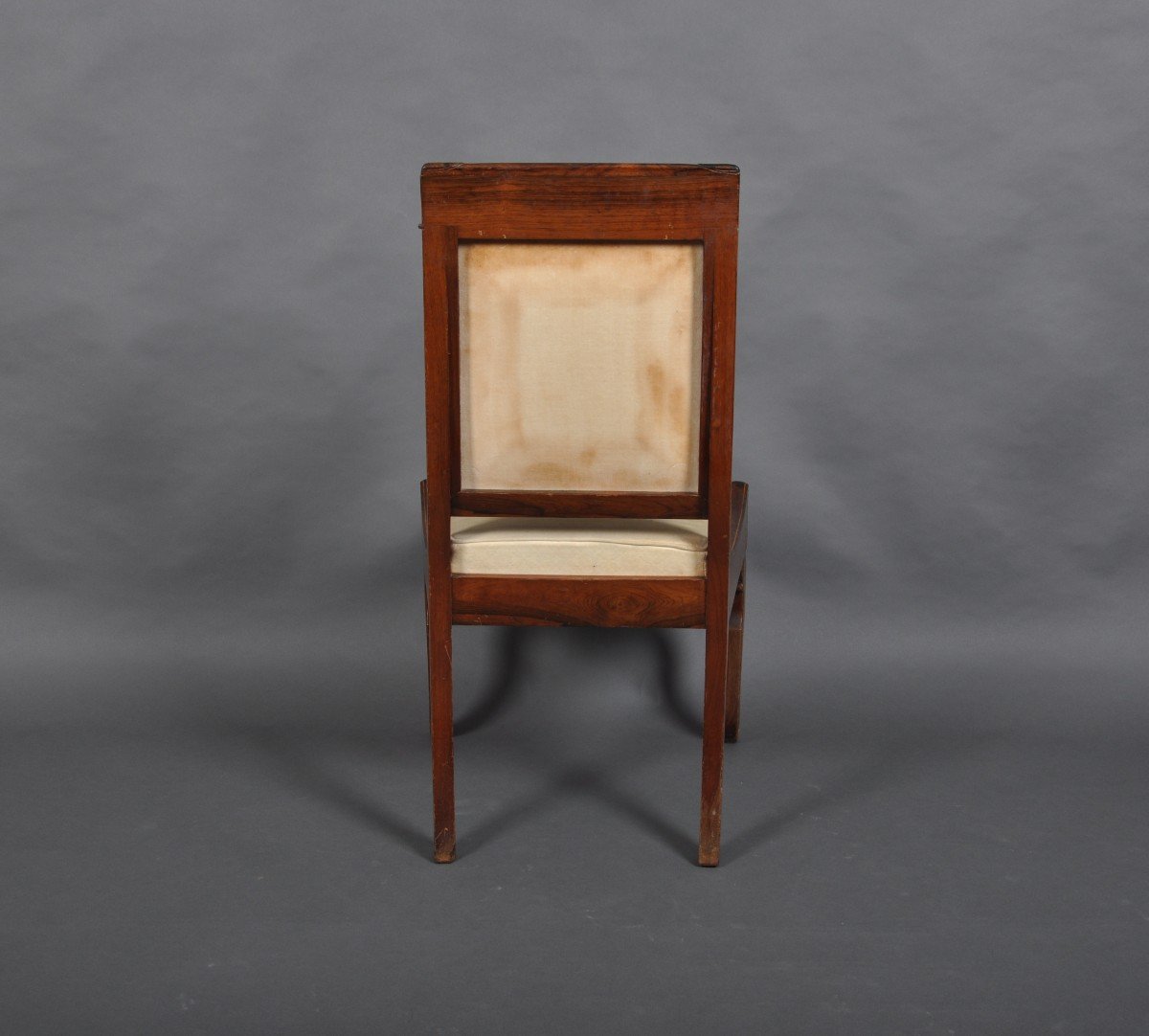 Charles X Period Chair In Rosewood.-photo-4