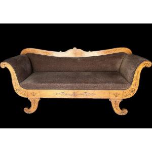 Charles X Period Sofa In Maple