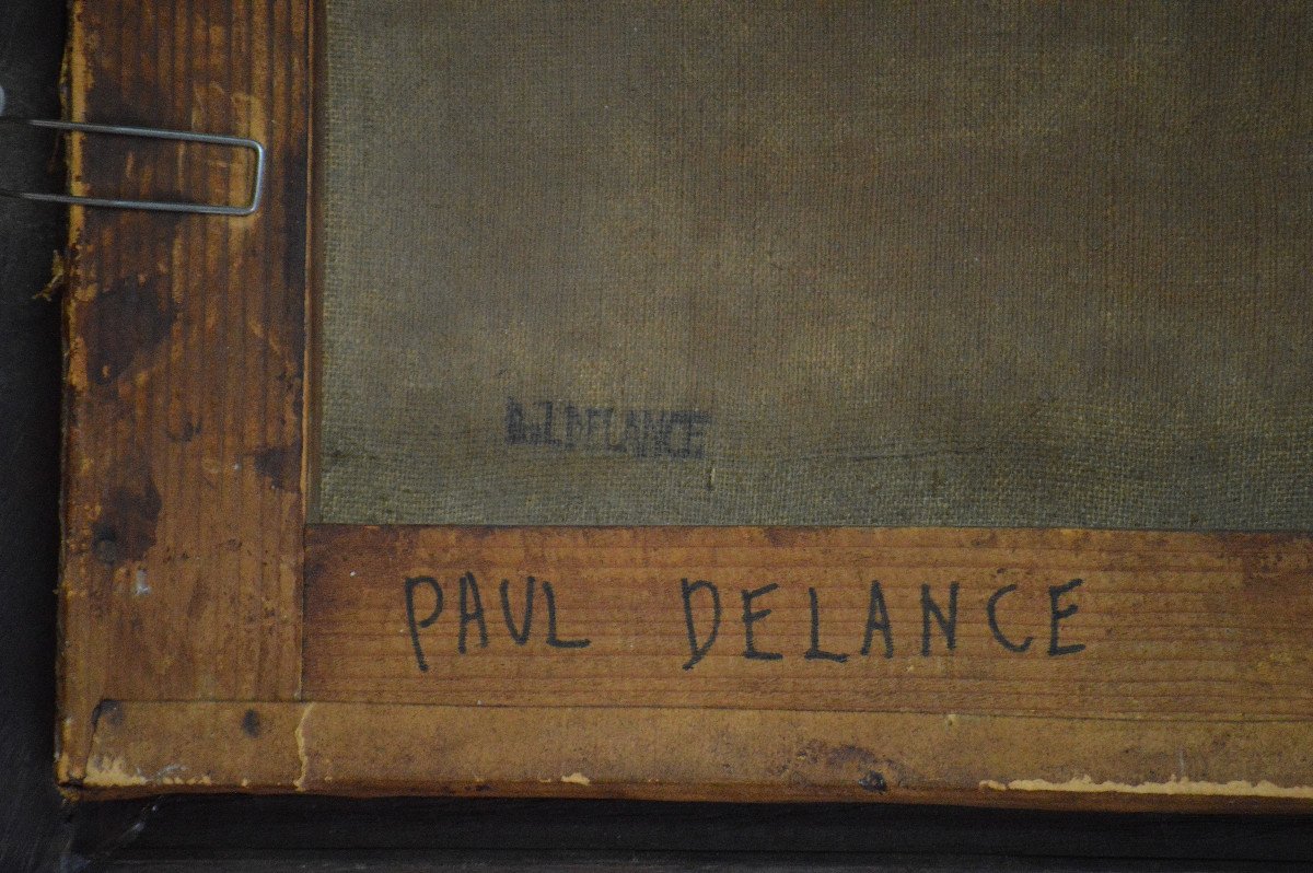 Paul-Louis Delance 1848-1924. "Projet de décor."-photo-4