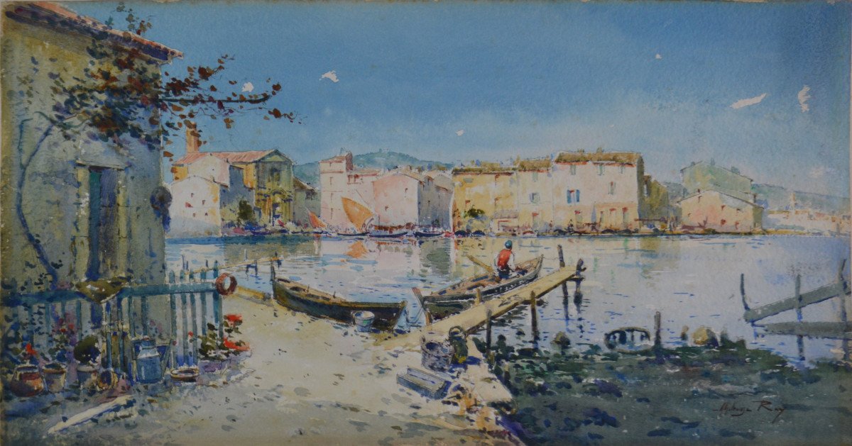Alphonse Rey 1865-1938. "Vue de Martigues."