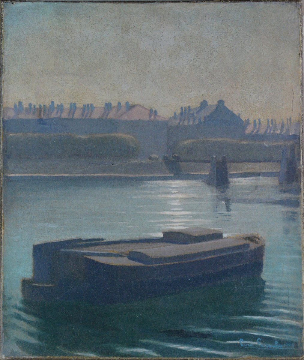 Pierre Laroche 1903-1982. "edge Of A River."