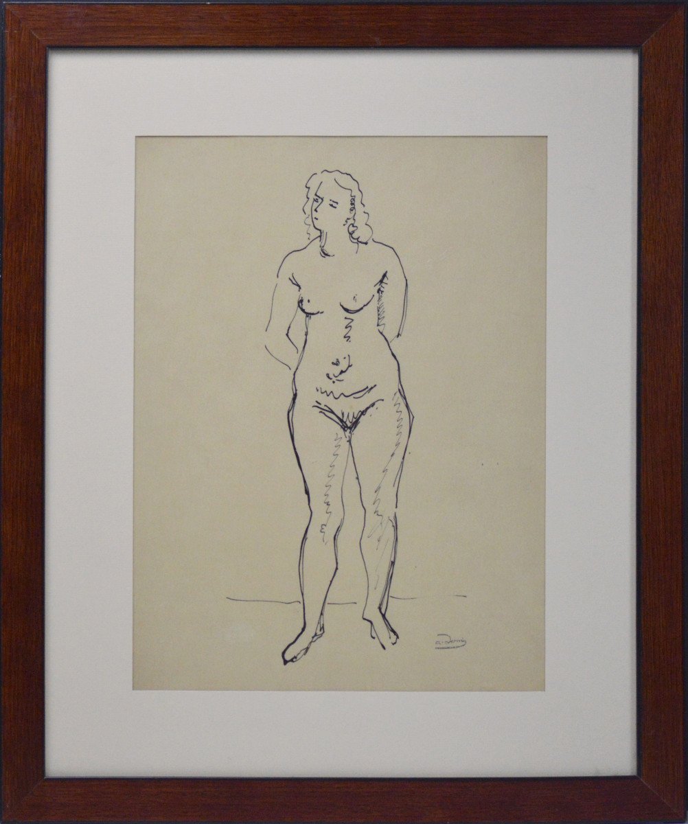 André Derain 1880-1954. "Femme nue debout."