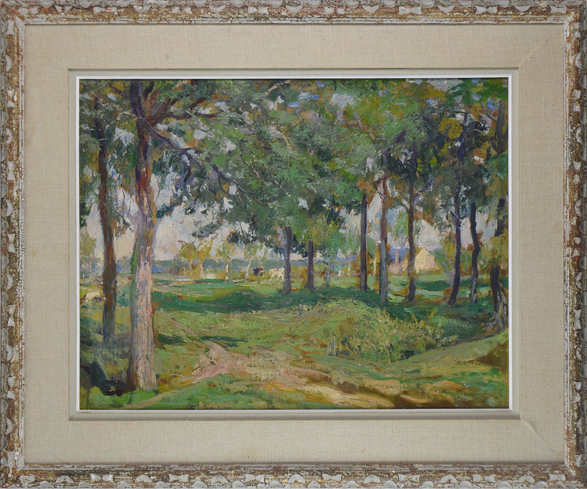 Lucien-Hector Jonas 1880-1947. "Paysage."-photo-2