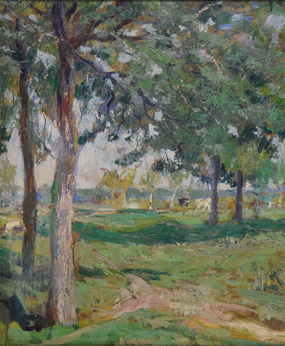 Lucien-Hector Jonas 1880-1947. "Paysage."-photo-1