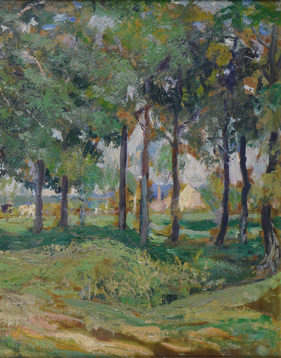 Lucien-Hector Jonas 1880-1947. "Paysage."-photo-2