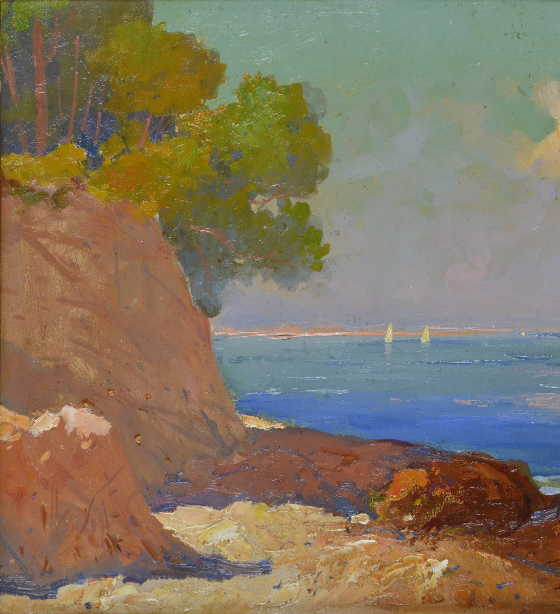 Ange Jacques Supparo 1870-1948.  " Porquerolles." -photo-1