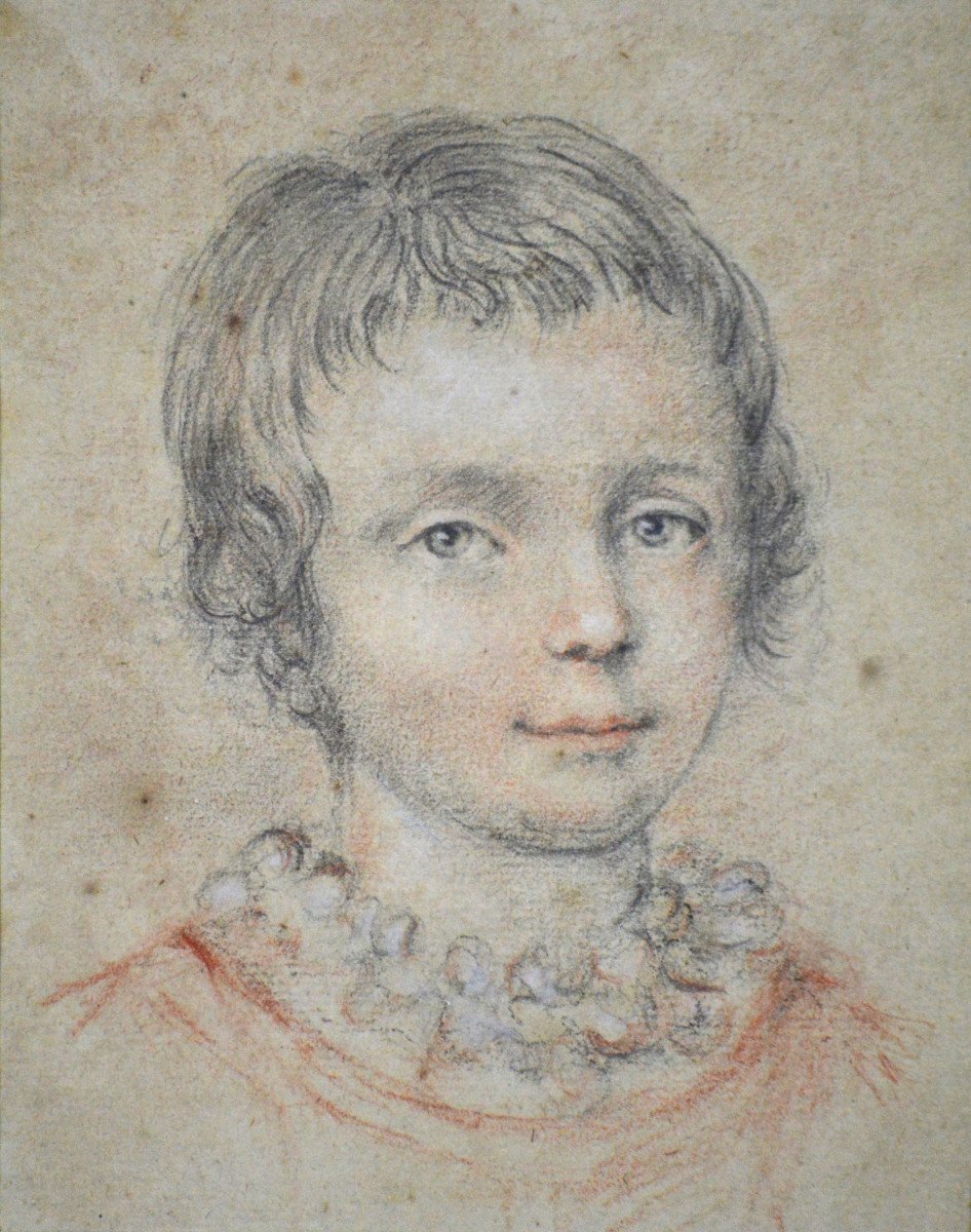 "portrait Of A Child." Nineteenth Century.-photo-2