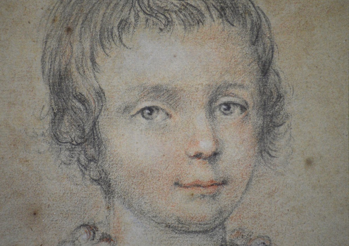 "portrait Of A Child." Nineteenth Century.-photo-3