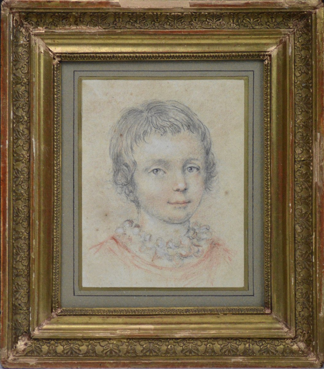 "portrait Of A Child." Nineteenth Century.