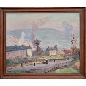 Léonard Bordes 1898-1968. "Les environs de Rouen."