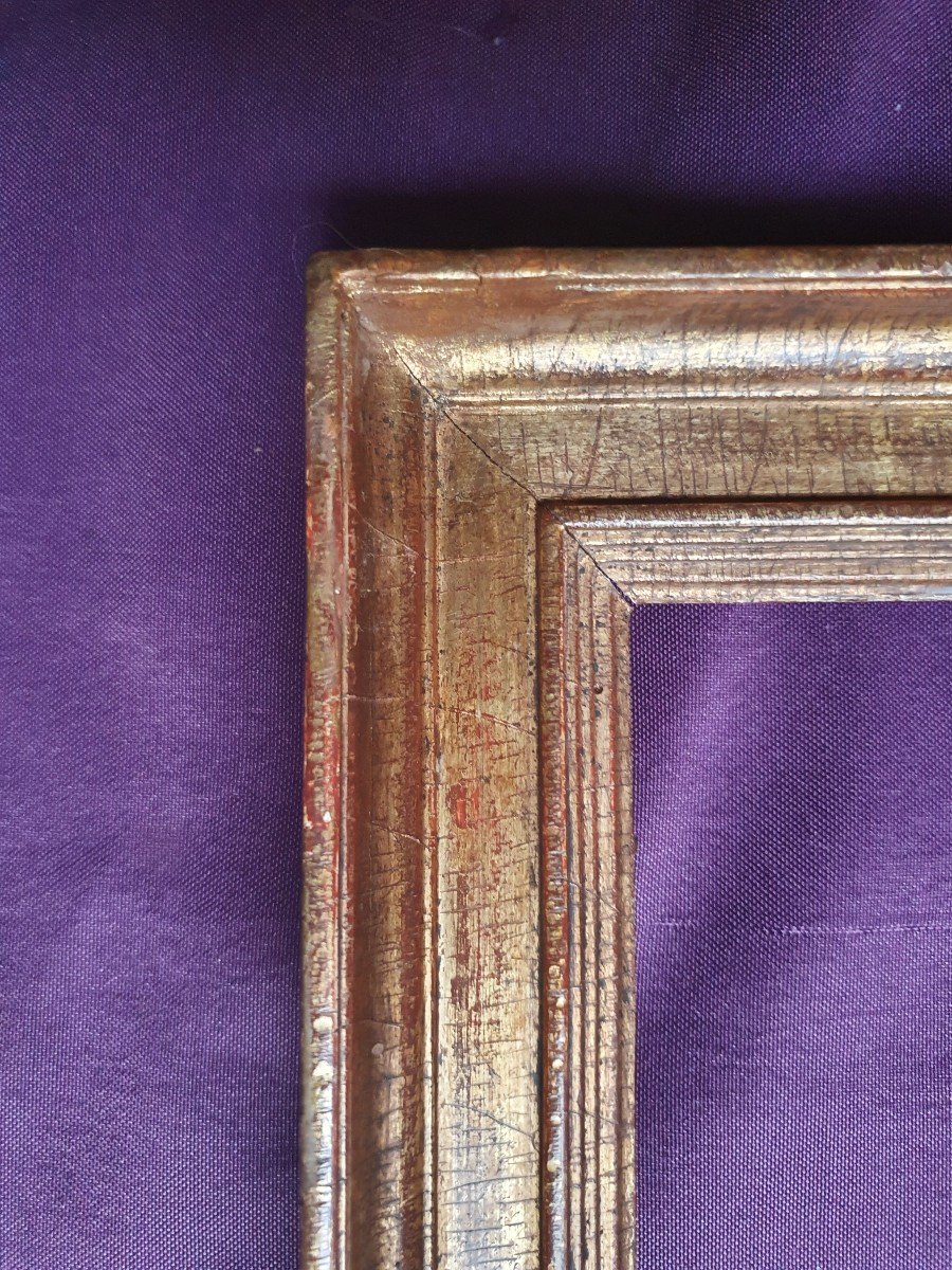 Louis XVI Frame, In Golden Wood, Mounted With Keys-photo-2