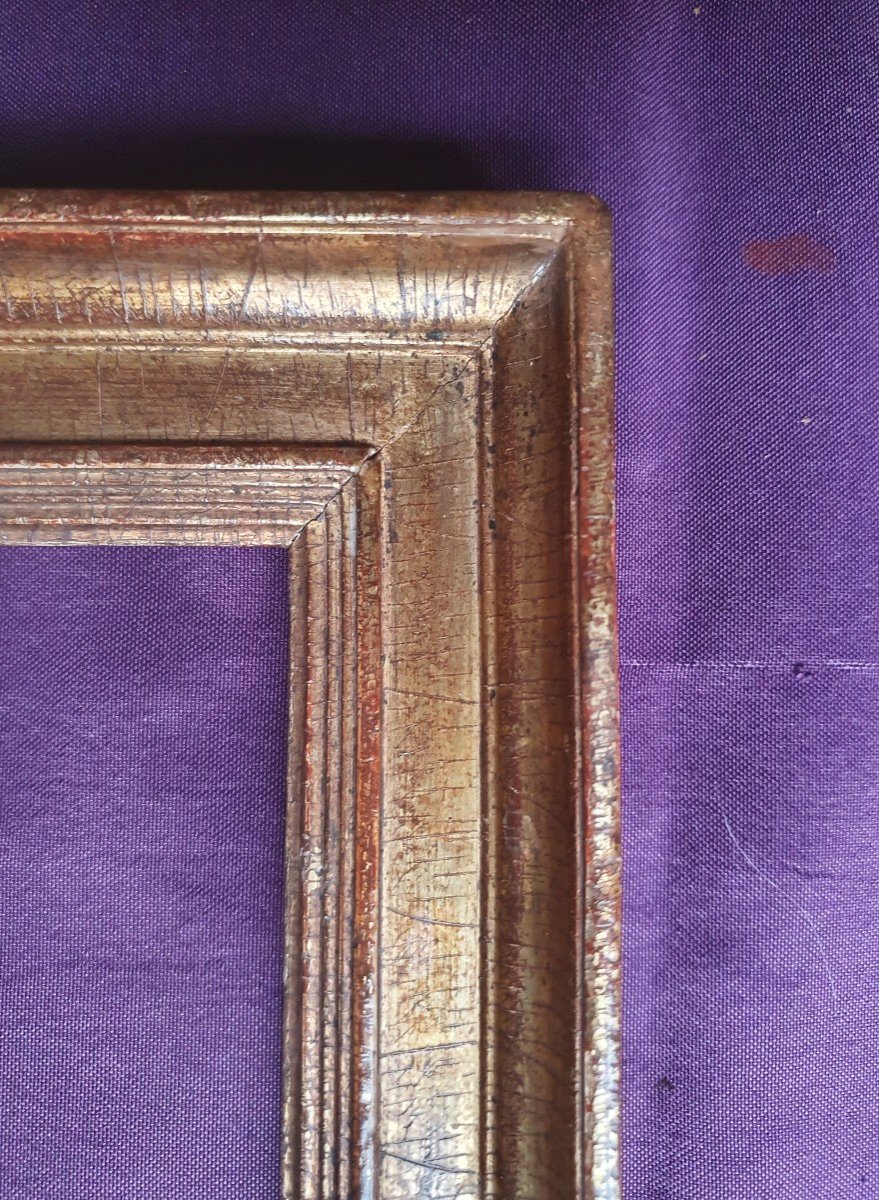 Louis XVI Frame, In Golden Wood, Mounted With Keys-photo-3