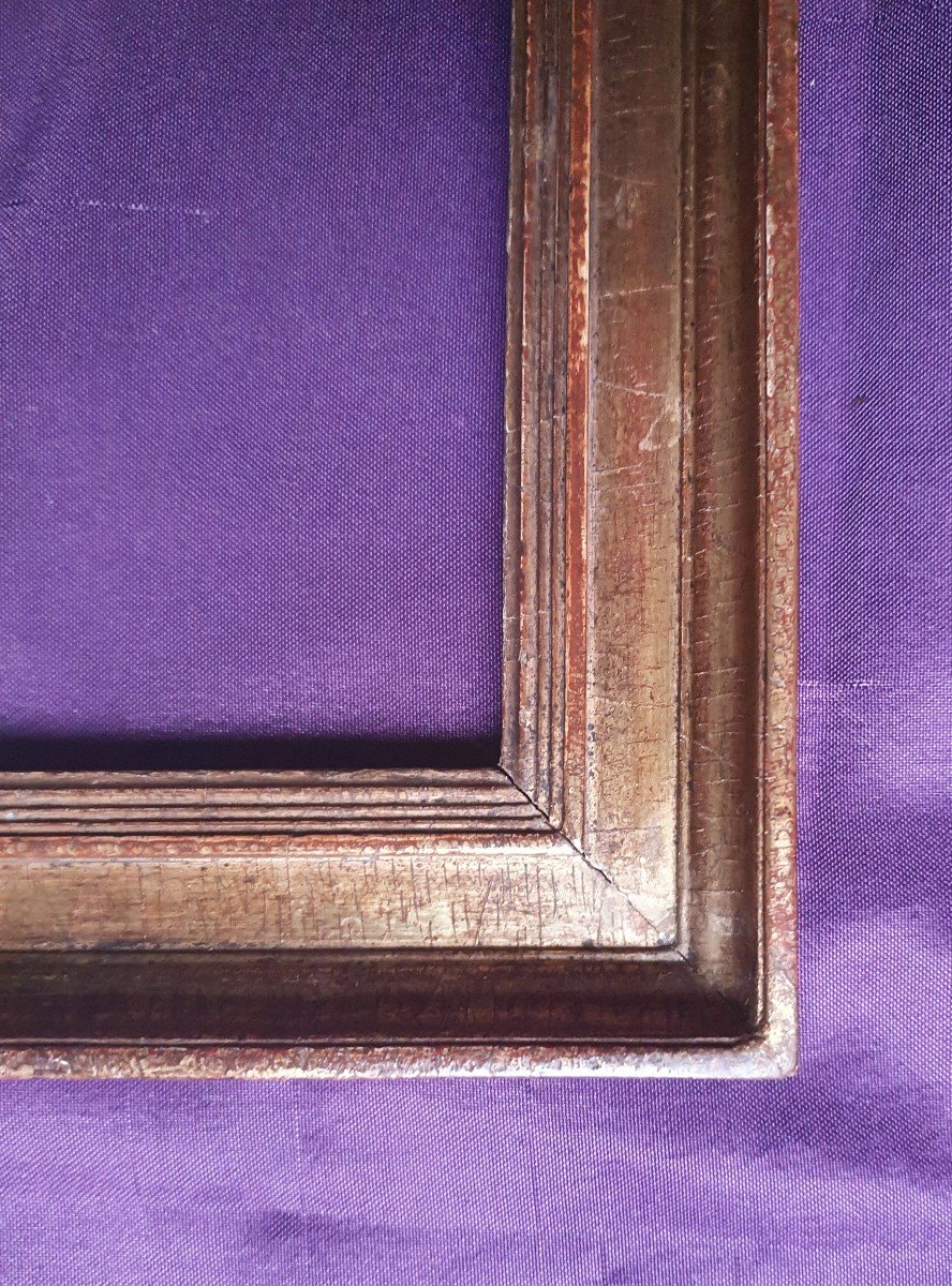 Louis XVI Frame, In Golden Wood, Mounted With Keys-photo-1