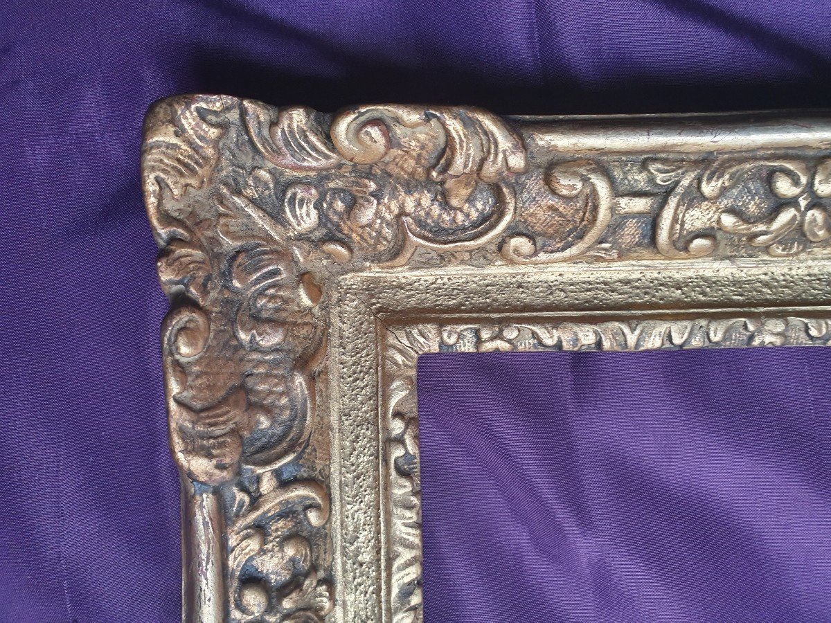 XIXth Frame, 10p, Regency, In Wood And Golden Stuck (ref: C22 0008)-photo-2