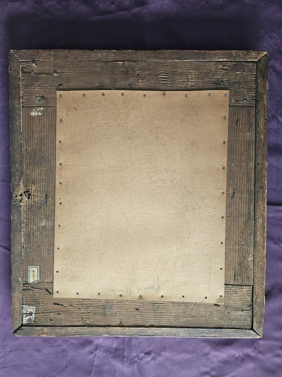 Italian Lacca Povera Frame (c24 0008) -photo-3