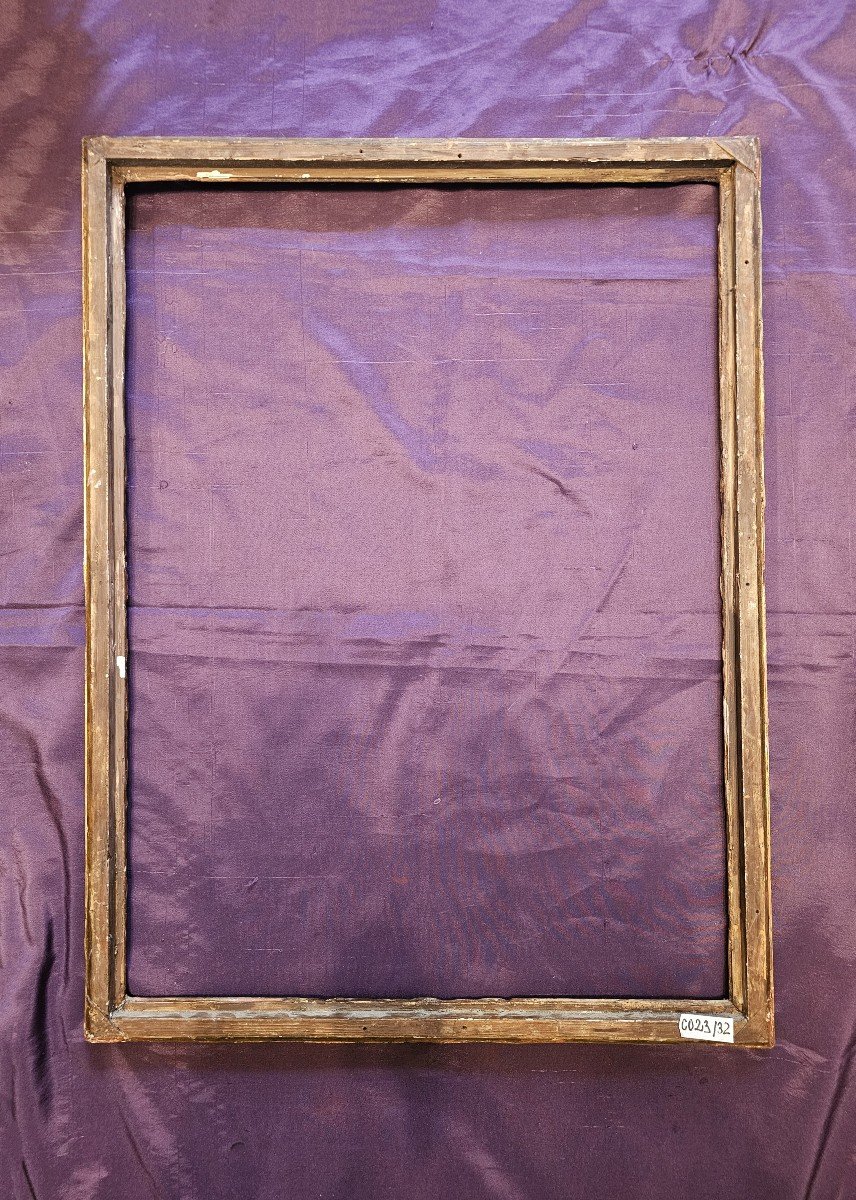 17th Century Gilded Wood Frame, 20-page Format (c24 0014)-photo-3