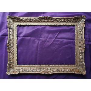 XIXth Frame, 10p, Regency, In Wood And Golden Stuck (ref: C22 0008)