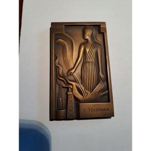 Miklos Georges Standard Bronze Medal Franco American Port Jérôme 1933-1934