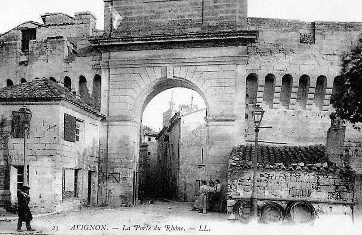 Bill Lina (1855-1936) "the Gate Of The Rhône In Avignon" Provence Toulon Provence Gruissan Vaucluse-photo-1