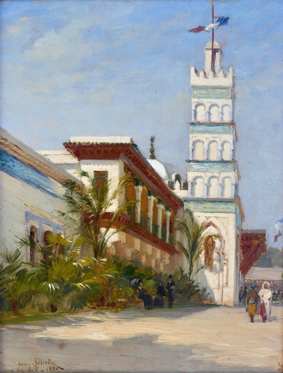 Saintin Henri (1846-1899) "pavilion Of Algeria - Universal Exhibition Of Paris 1889" Algiers 