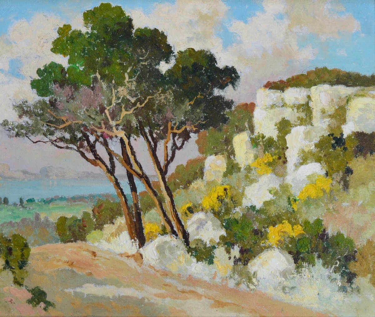 Robert Etienne (1875-1959) “landscape Of Provence” Marseille Switzerland Neuchatel Locle Paris-photo-2