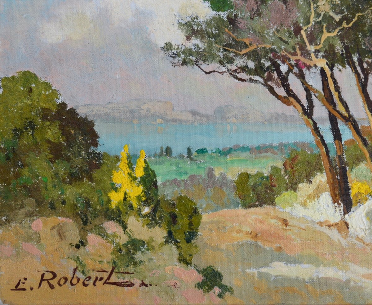 Robert Etienne (1875-1959) “landscape Of Provence” Marseille Switzerland Neuchatel Locle Paris-photo-3