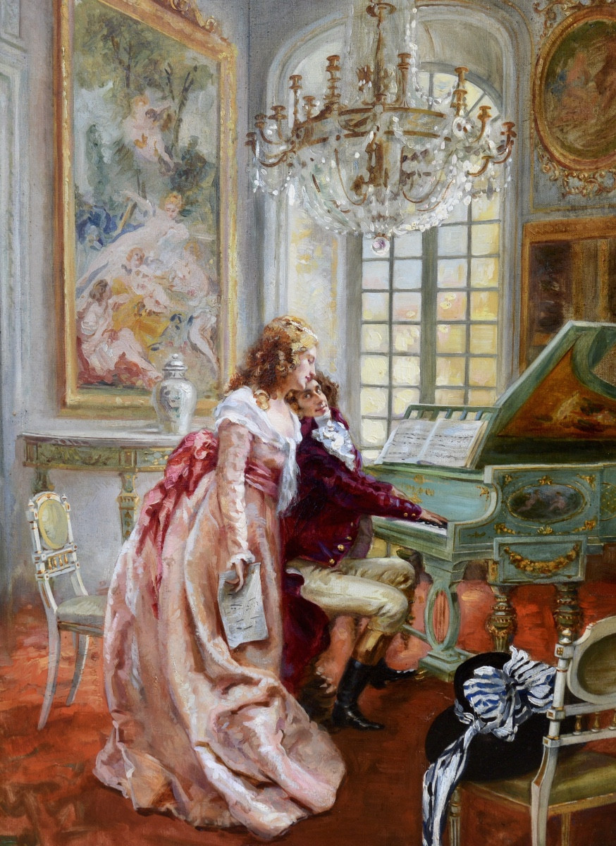 TORDI Sinibaldo (1876-1955) " Le récital de musique " Italie Rome Firenze Fortuny Paris Barbudo-photo-2