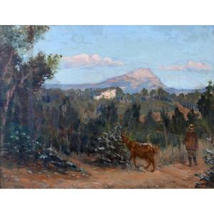 Mein Etienne (1865-1938) "sainte Victoire, Aix En Provence" Marseille Gardanne Allauch Cezanne