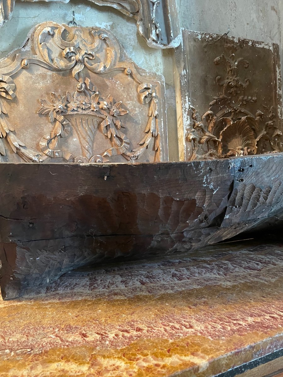 18th Century Woodwork Element With Original Patina-photo-4