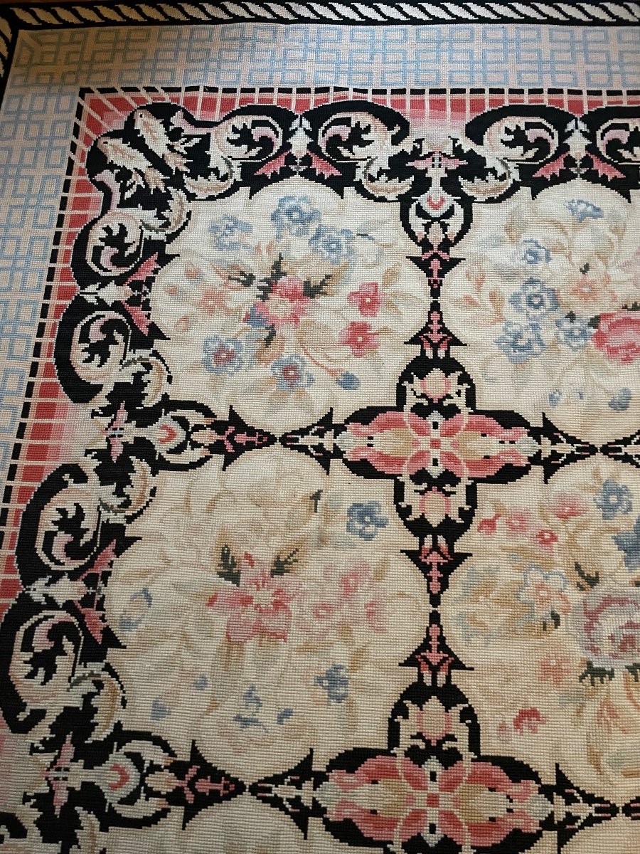 Grand Tapis Au Petit Point -photo-2