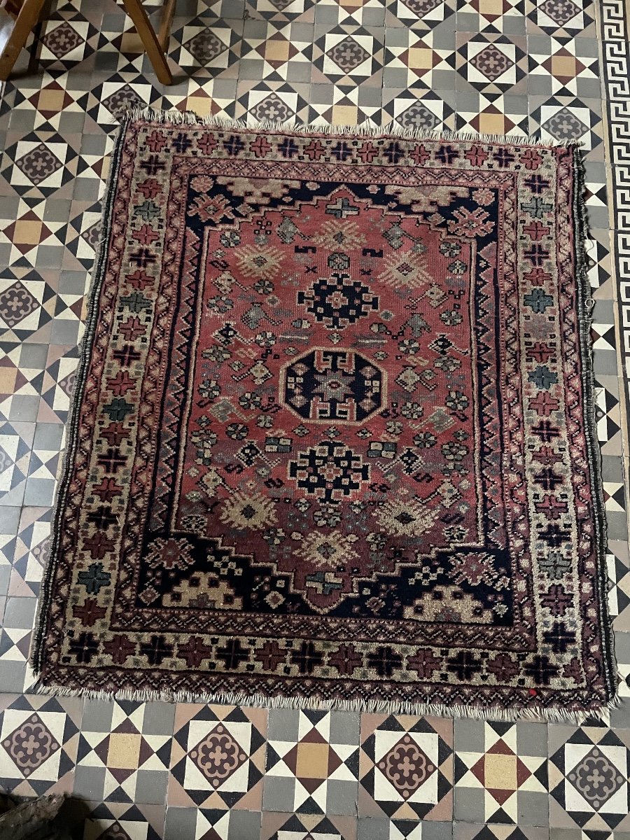 Beau Tapis Oriental Géométrique -photo-1