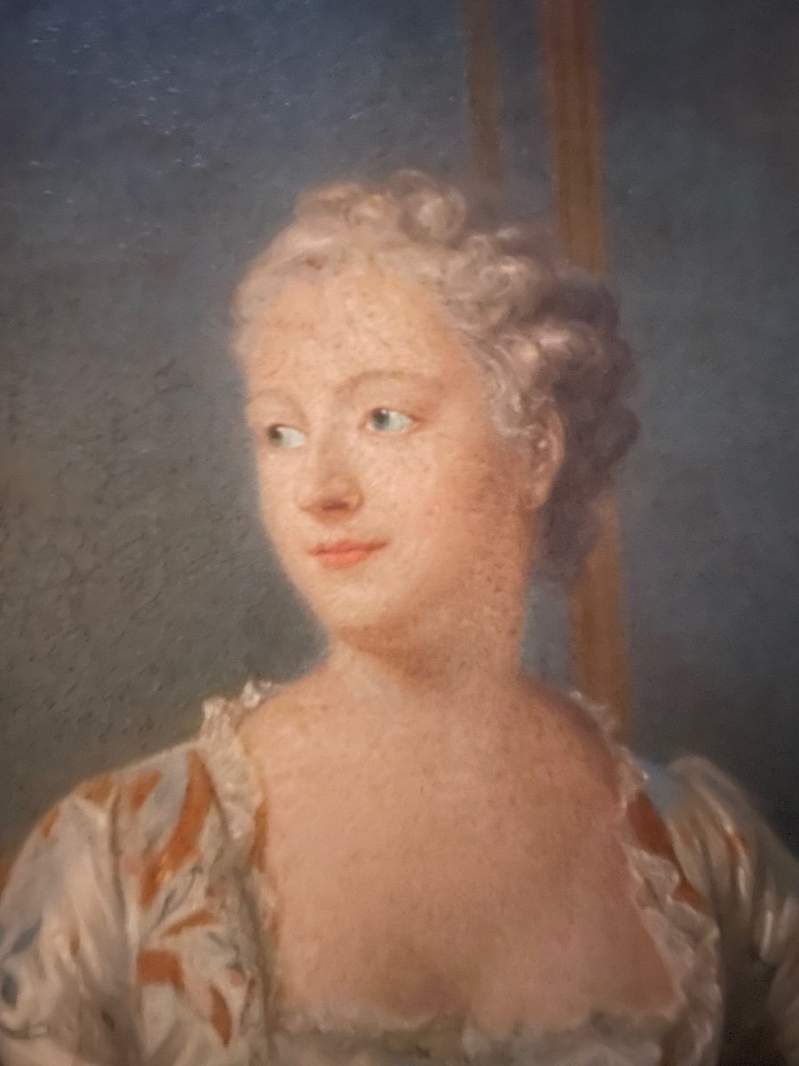 Madame De Pompadour Sur Toile -photo-3