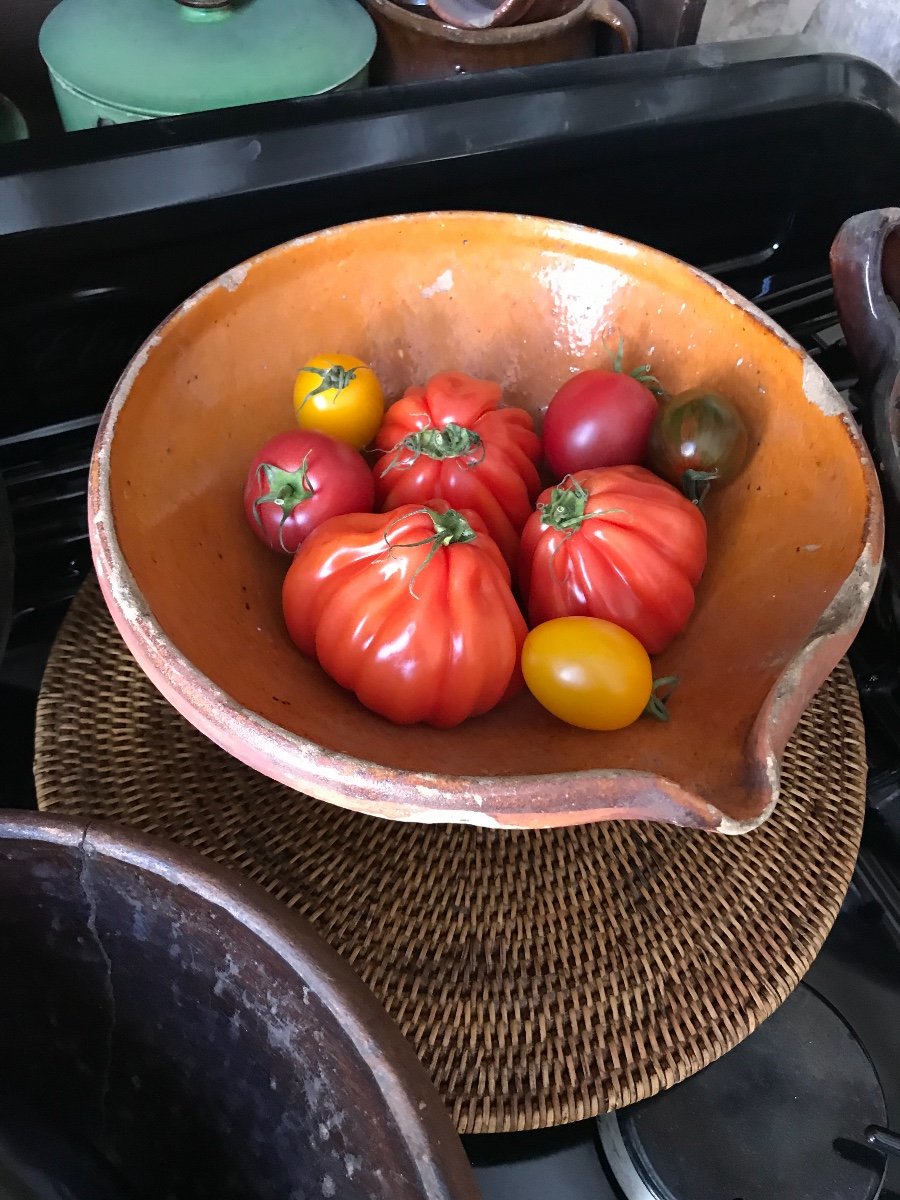 Old Varnished Ceramic Dish-photo-2