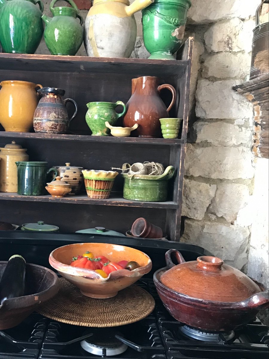 Old Varnished Ceramic Dish