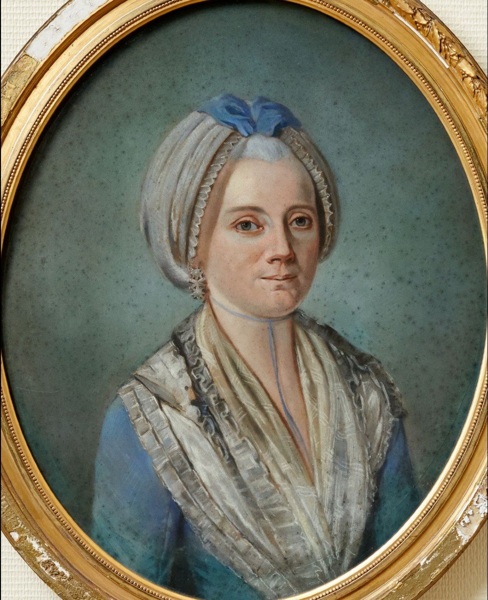 Portrait Of Yolande Thérèse Claire Hubert, Wife Of Guillaume Joseph Du Val De Beaulieu-photo-2