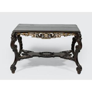 Viardot Style Chinoiserie Side Table