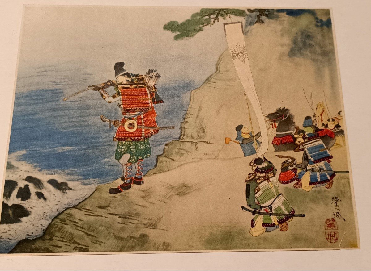 Beautiful Set Of Five Prints After Utagawa Hiroschide -photo-1