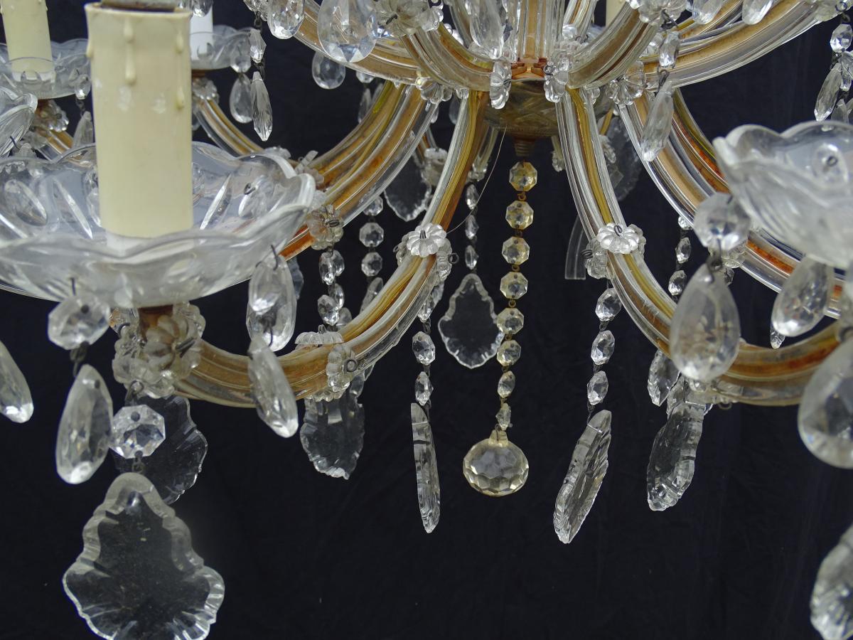 Venice Glass Chandelier-photo-2