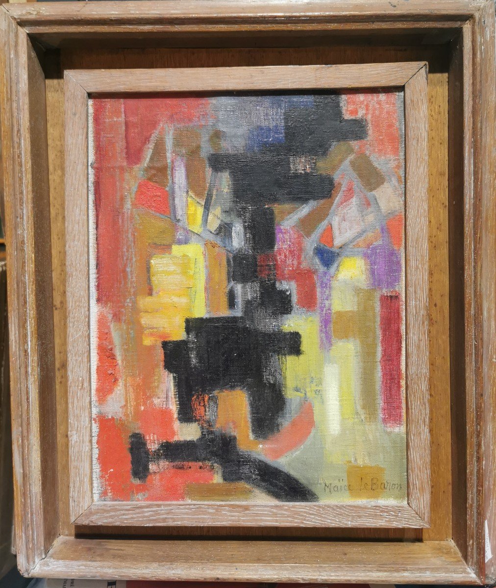 Tableau Cubiste Par Maïce Le Baron 1910/ 2006