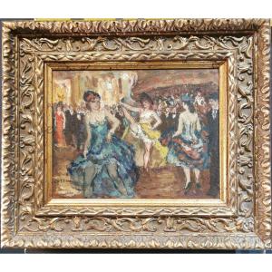 Tableau French Cancan Par Marcel Cosson