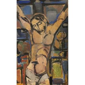 Christ Par Denise CallÉ, Née En 1915 à Dijon, Décédée Au Trait En 1998