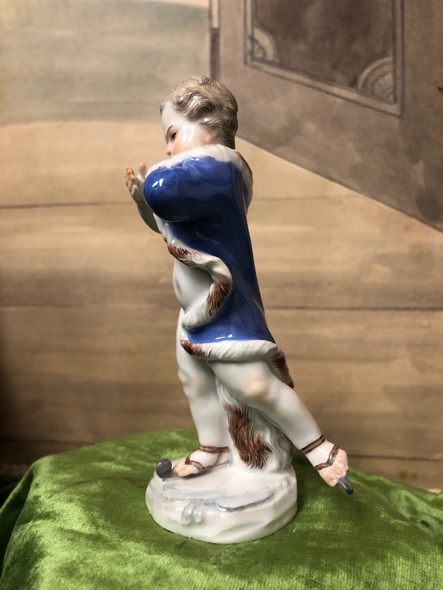 "the Skater" Meissen Porcelain-photo-1