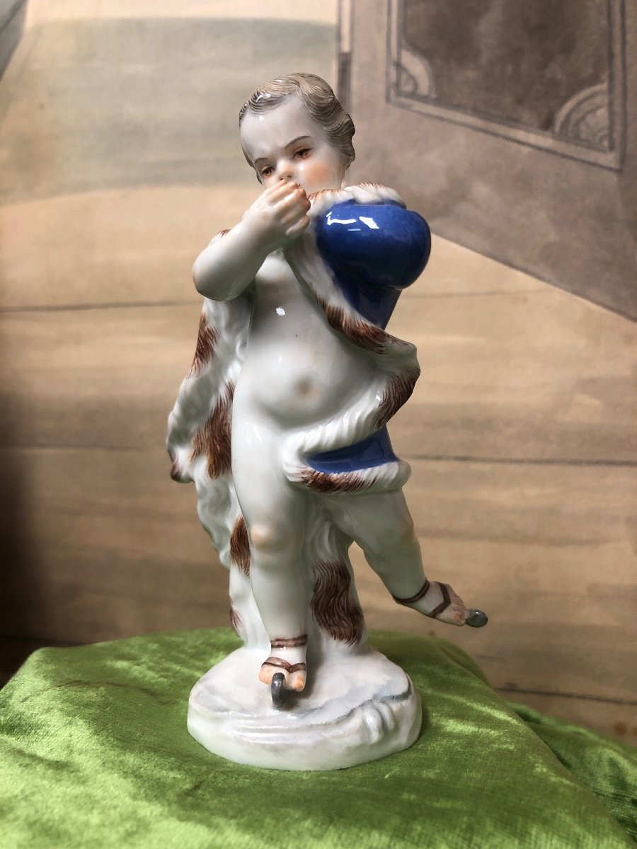 "the Skater" Meissen Porcelain