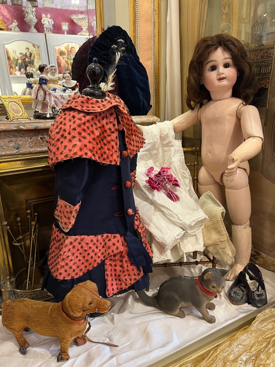 Belle Poupée Ancienne Française Bébé De Paris Par Rabery & Delphieu En Taille 2-photo-3