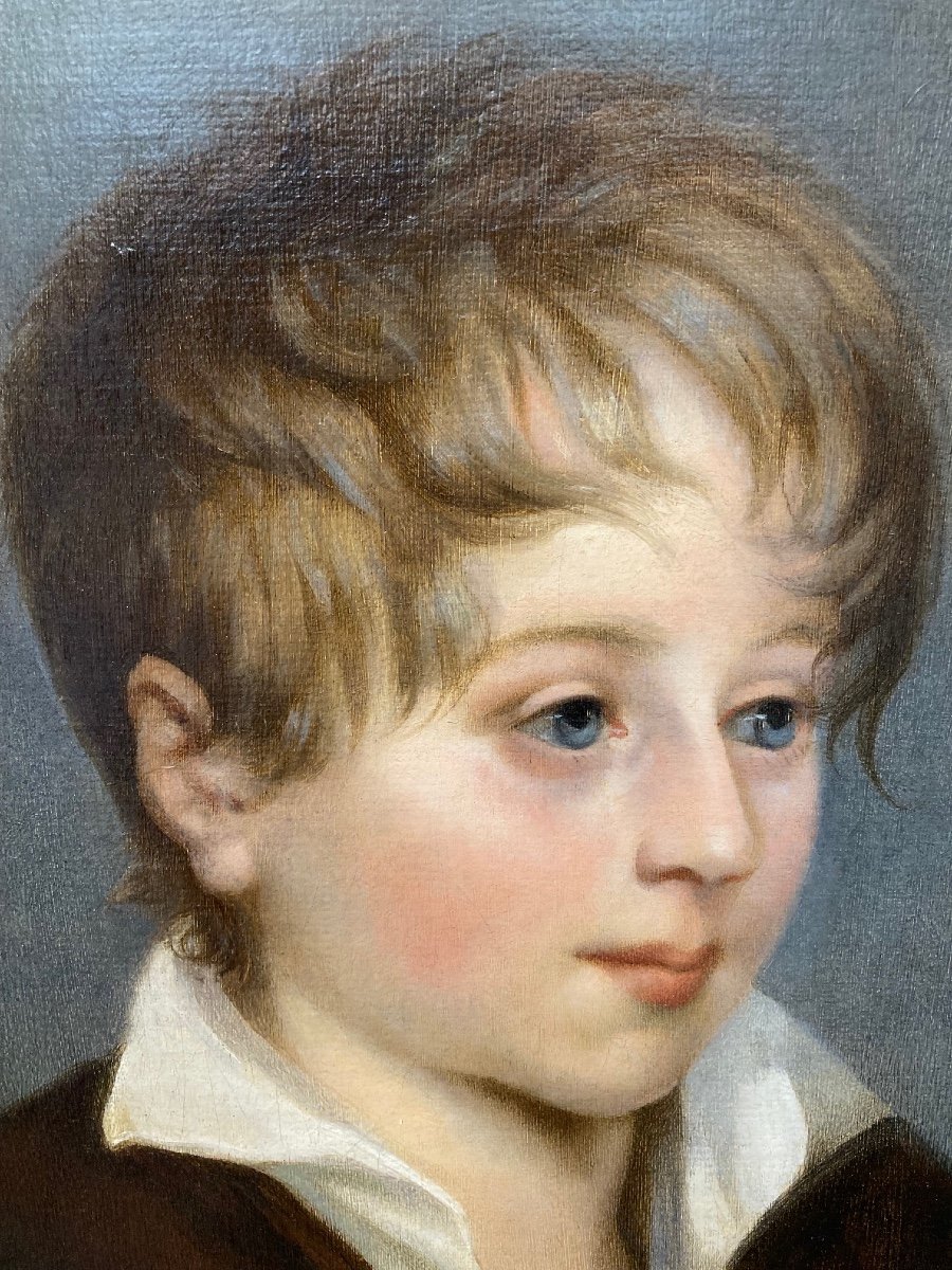 Portrait d'Adolescent époque Napoléon III-photo-4
